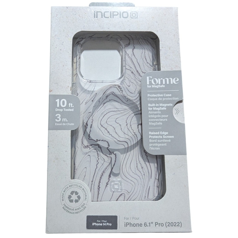Q6. Incipio - Forme Protective MagSafe Case for iPhone 14 Pro - Topographic